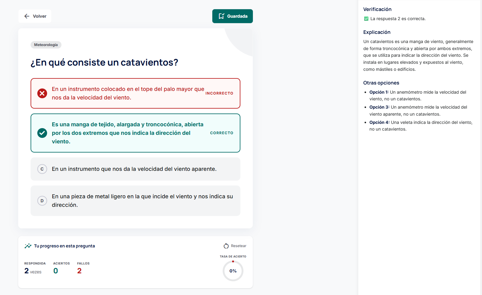 Profesor IA explicando una pregunta